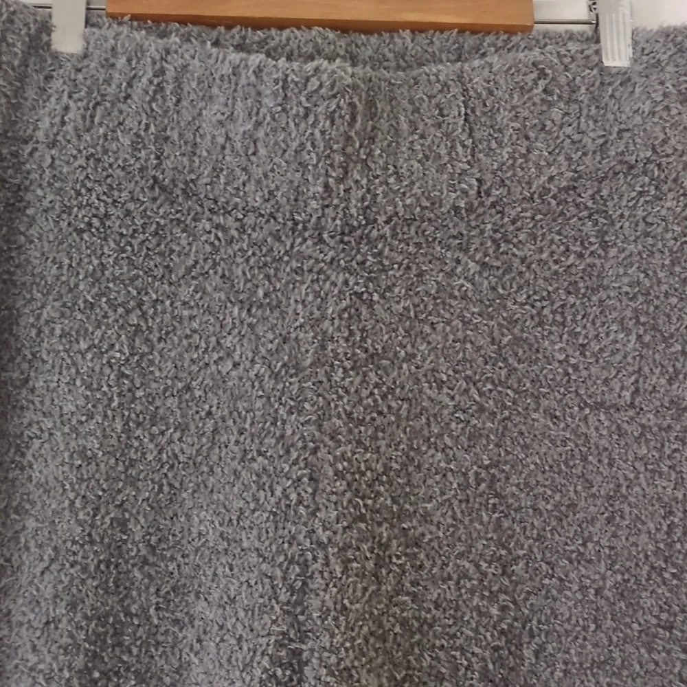 SKIMS Cozy Cabin Knit Wide Leg Athleasure Comfy Launge Gray Women's Pants L/XL - Picture 6 of 9